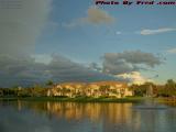 Clouds and Reflections, Late Afternoon St. Tropez Apts.