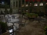 Outdoor Dining Area in Available Light, Harvard Med School