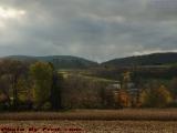 Rural Radio Mast Lit by a Break in the Clouds, Wellsville
