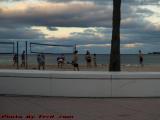 Late Afternoon Vollyball at the Beach, Fort Lauderdale