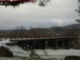 Pedestrian Bridge nee Railroad Trestle, Wwllsville Weather