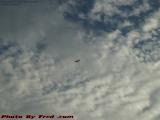 Bizjet on Late Afternoon Layered Clouds, Davie, Florida