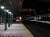 Disembodied Engine Approaching Hollywood Station at Night