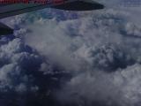 Partly Sunny Skies Over the Rockies, From 36,000 Feet