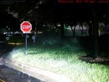 Sprinklers During a Torrential Downpour, Notice the Sign