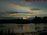 Sunset and Reflections, Devil's Dishfull Pond, Peabody
