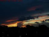 Sunset Light Leaking Under Cloud Cover, East Plantation