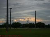A Weather Break Nearing Sunset at Central Park, Plantation