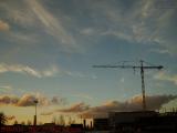 Constructing a Sunset, Near Assembly Station, Somerville