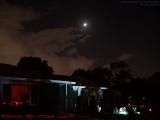 Waxing Crescent Moon Over Halloween Graveyard, Plantation