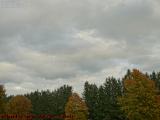 Cloud Study With Some Fall Foliage, Wellsville, New York