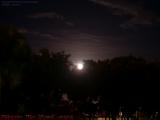 Setting Moon Over Spring Tree Golf Course, Sunrise Florida