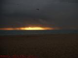 Morning Heavy Clouds and Birds at Ft. Lauderdale Beach