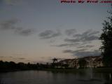 Early Evening Lake and Outbound Jet, St. Tropez Apts.